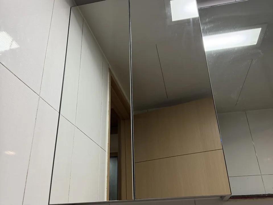 엠앤와이픽스 욕실수납장 방수시공 완료 현장